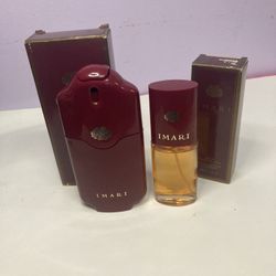 Imari Eau De Cologne Spray, Full Size 1.2 Oz & Travel Size 1 Oz