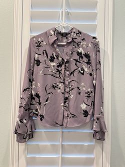 WHBM Lavendar Blouse XSP
