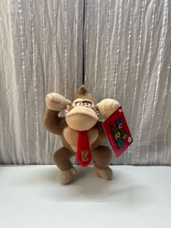 Super Mario Donkey Kong Plush w/ Tag