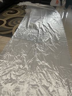 White Satin fabric