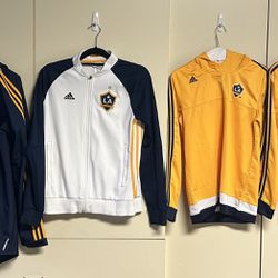 4 Perfect Adidas Galaxy MLS Jackets As Shown (S-M)