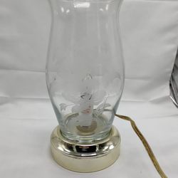 Vintage Brass Hurricane Lamp