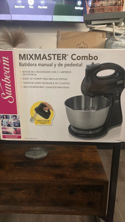 Sunbeam hand and stand mixer
