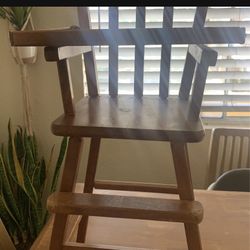 Vintage Doll High Chair