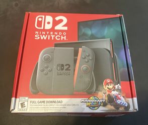 Brand New Nintendo Switch 2 – Mario Kart World Bundle (Sealed)