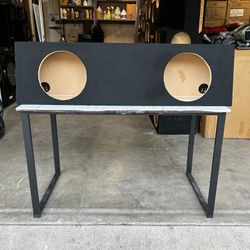 Dual 12 inch Sub Box Universal Enclosed Subwoofer Box