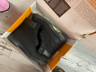 Timberland Black Lace-Up Boots