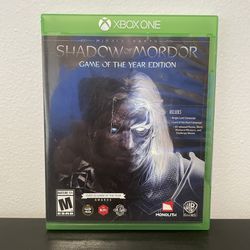 Middle Earth Shadow Of Mordor Game Of Year Edition Xbox One Sticker Sealed