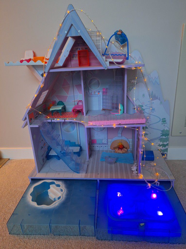L.O.L. Surprise! Winter Disco Chalet Wooden Doll House

Along with L.O.L . Dolls And Accessories (LOL Playhouse & Dolls)