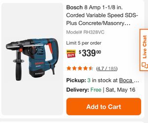 Bosch rotary hammer drill
