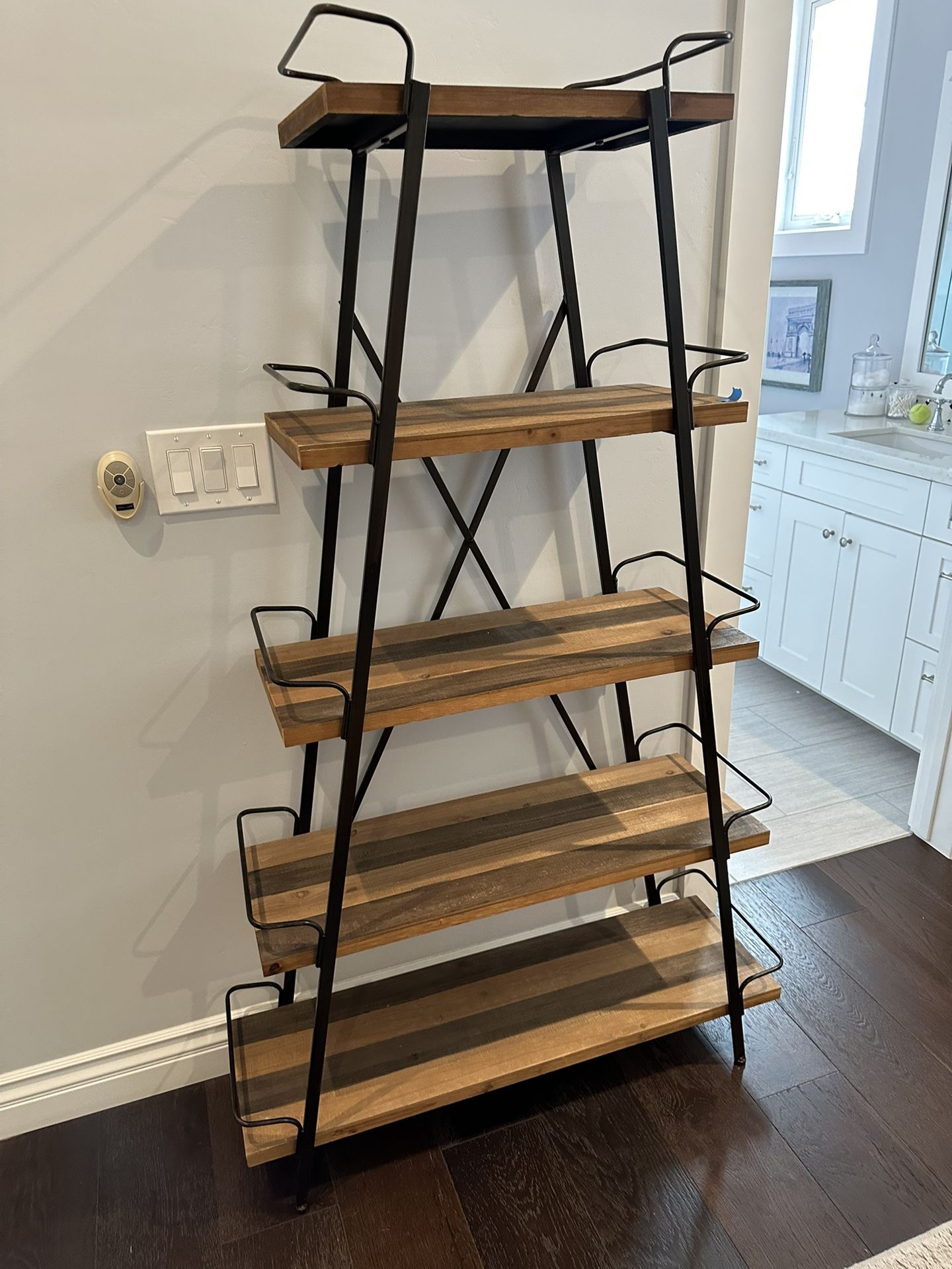 Shelves Willow Specialties 5 Shelf Wood Ladder Rack Shelf