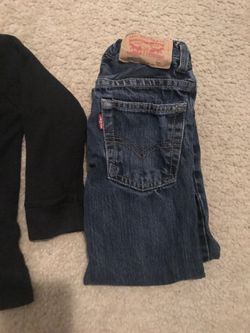 Boys black thermo with Levi’s set