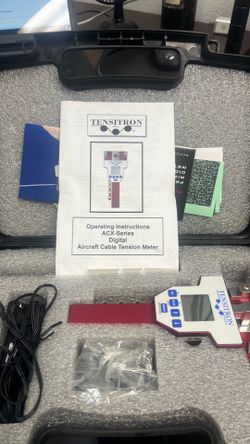 Digital aircraft tension, meter