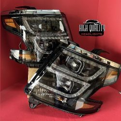 Chevy Tahoe 2015. 2020 Headlights.