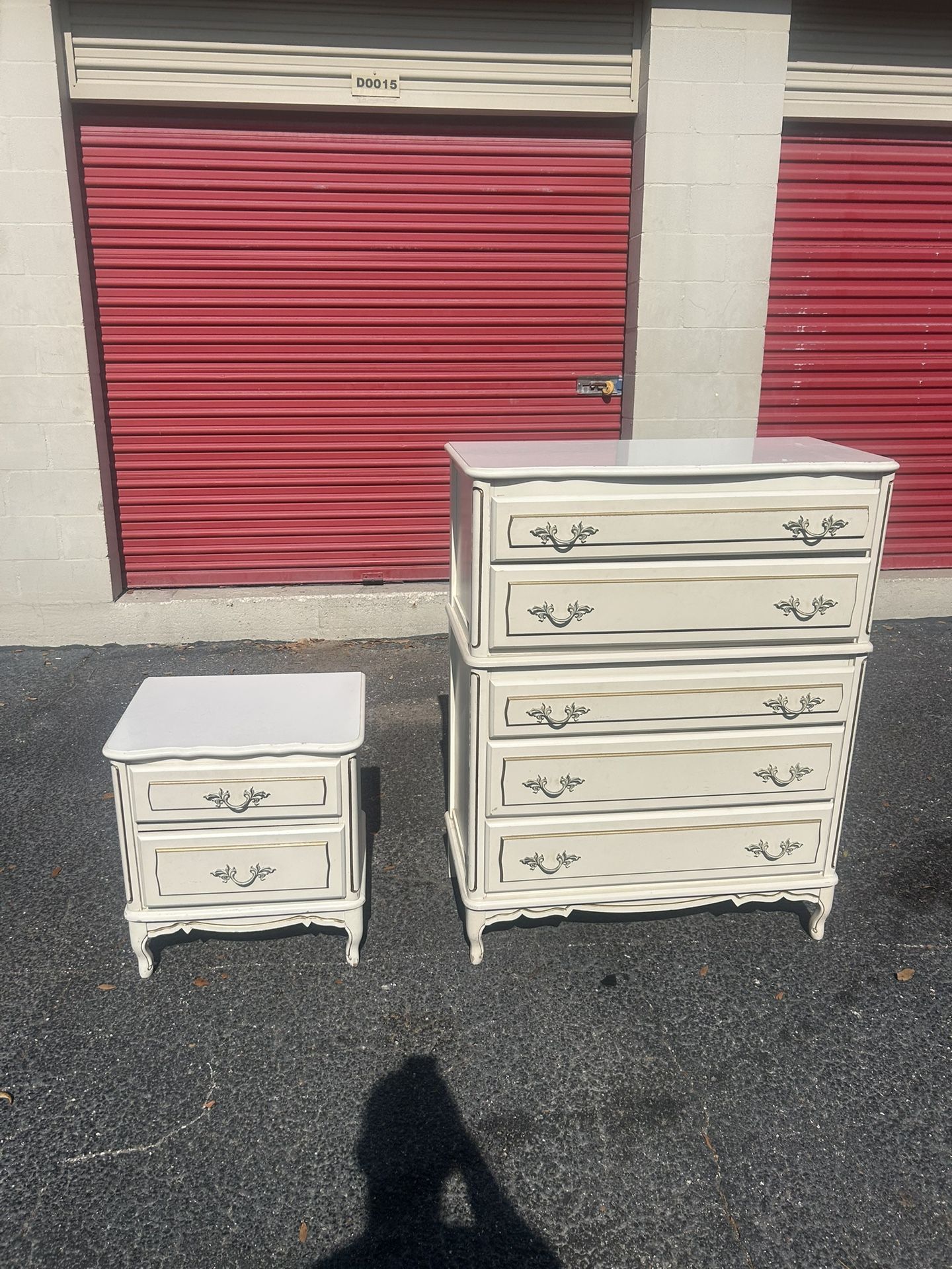 French Style Chest And Nightstand