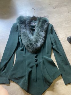 Fur Collar Top