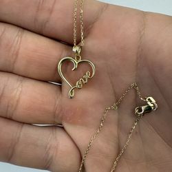 Cadena De Oro 10k Con Dije De 14