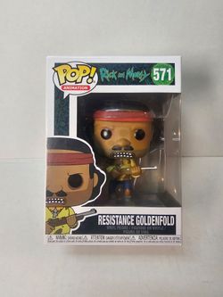 Funko Pop! Pop Animation Rick And Morty  Resistance Goldenfold Vinyl Figure 571