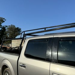 5 ‘5 Bed Ladder Rack For Ford F150 Forklift Loadable Easy Access 4 Doors 