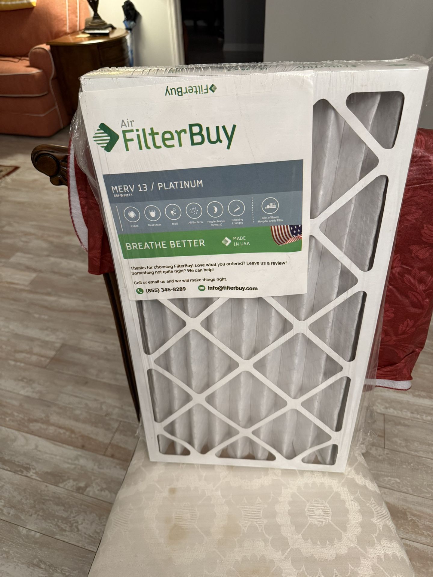 10 Air filters 14x25x2