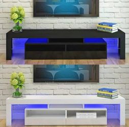 TV Stand with LED Lighting