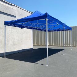 $185 (New) Heavy duty 10x20 ft ez pop up canopy outdoor party tent instant shades w/ carry bag