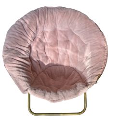 Pink Kids Round Chair (Foldable)