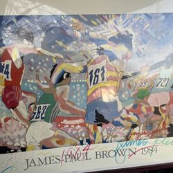 1984 Olympics Track And Field -by James Paul Brown