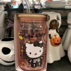 Hello Kitty Halloween Glass Tumbler