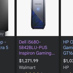 Dell Gaming Computer (purchased For $1300)
