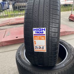 Pair Of Used Tires 225/50/18