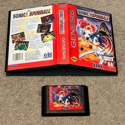 Sonic The Hedgehog Spinball (Sega Genesis) No Manual Tested