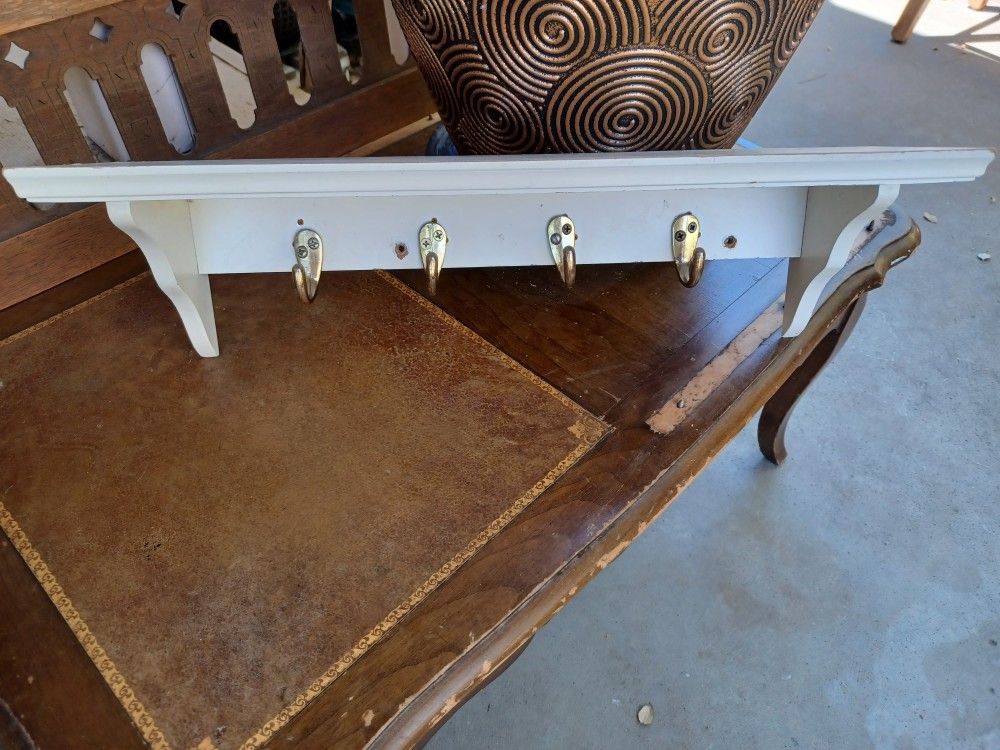 Small #Shelf With Hooks