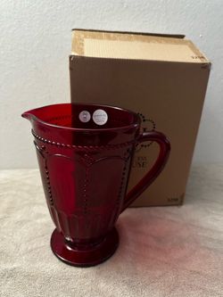 Princess House Jarra Ruby / Ruby Pitcher