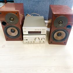Onkyo D-062AX 2-Way Speakers T-405X Tuner A-905X Stereo Amplifier ready To rock 🎸🔥