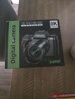 Digital Camera 64MP 8K Ultra HD WiFi