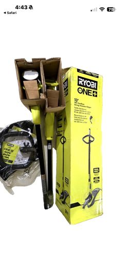 New Ryobi 18v grass trimmer