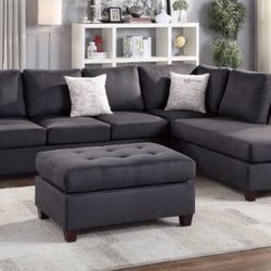 Sectional Sofa + Ottoman