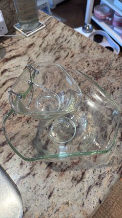 Mid-century Chip & Dip Set