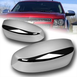 For 2007-2013 Chevy Silverado Suburban Yukon Sierra Chrome Top Half Mirror Cover -(2-MC-2184