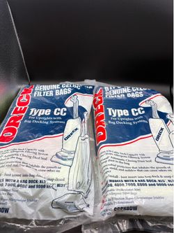 2 Packs Genuine Oreck Type CC Vacuum Bags – 16 Total – New