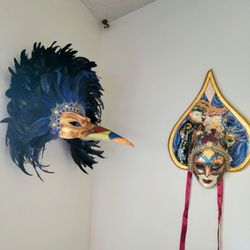Authentic Venetian Masks $300 for Two
