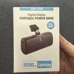 5000mAh portable battery bank for iPhone, new