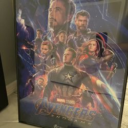 Framed avengers Endgame Poster (18x24)