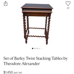 Theodore Alexander - Set Of 2 Accent Table