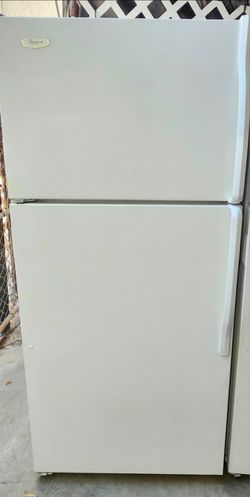 WHIRLPOOL TOP FREEZER WHITE REFRIGERATOR