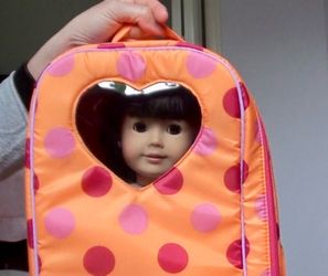 Doll Travel BOX BACKPACK CARRIER and Storage for 18-inch Doll