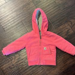 12 months Sherpa lined toddler girl jacket