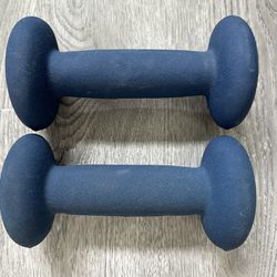 Two 5lb Dumbbells Weights 