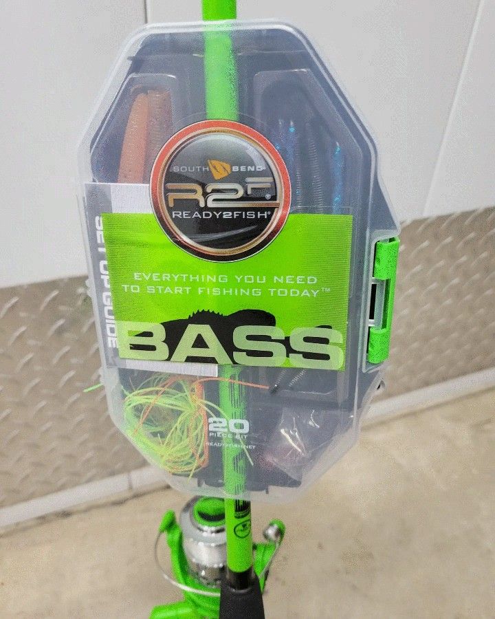 Ready 2 Fish R2F4-Ba/s R2F4 Bass Spinning Combo